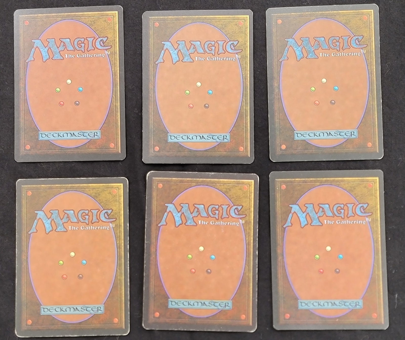Six Magic: The Gathering Revised Edition - 2