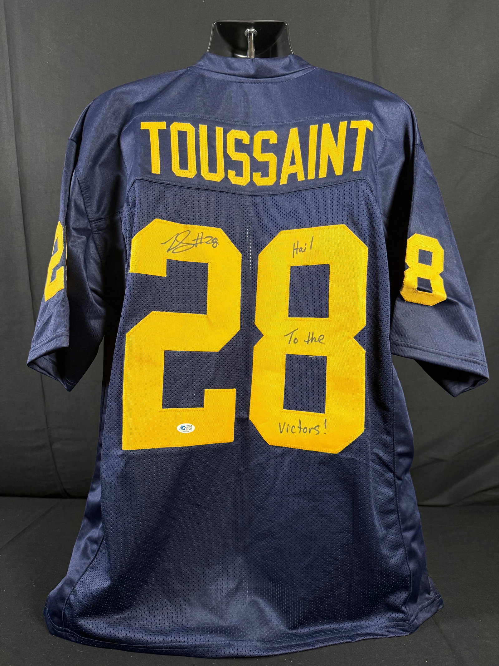Fitzgerald Toussaint Signed Michigan Wolverines Jersey (1 of 3)