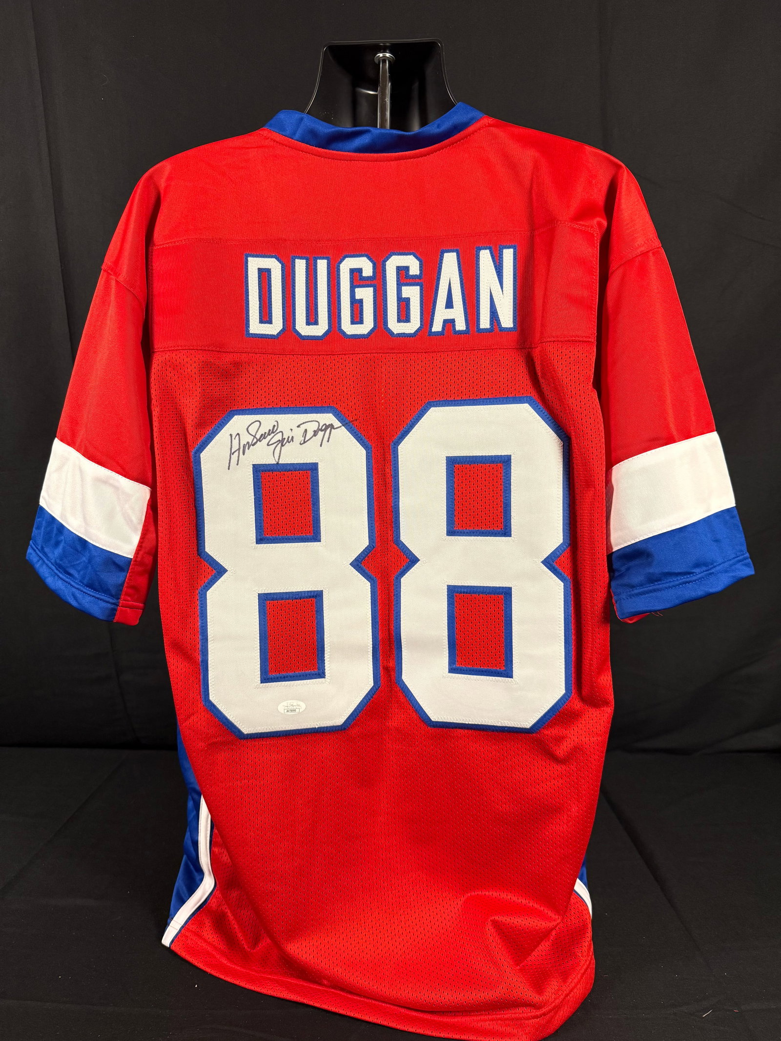 Hacksaw Jim Duggan Signed Football Jersey (1 of 3)