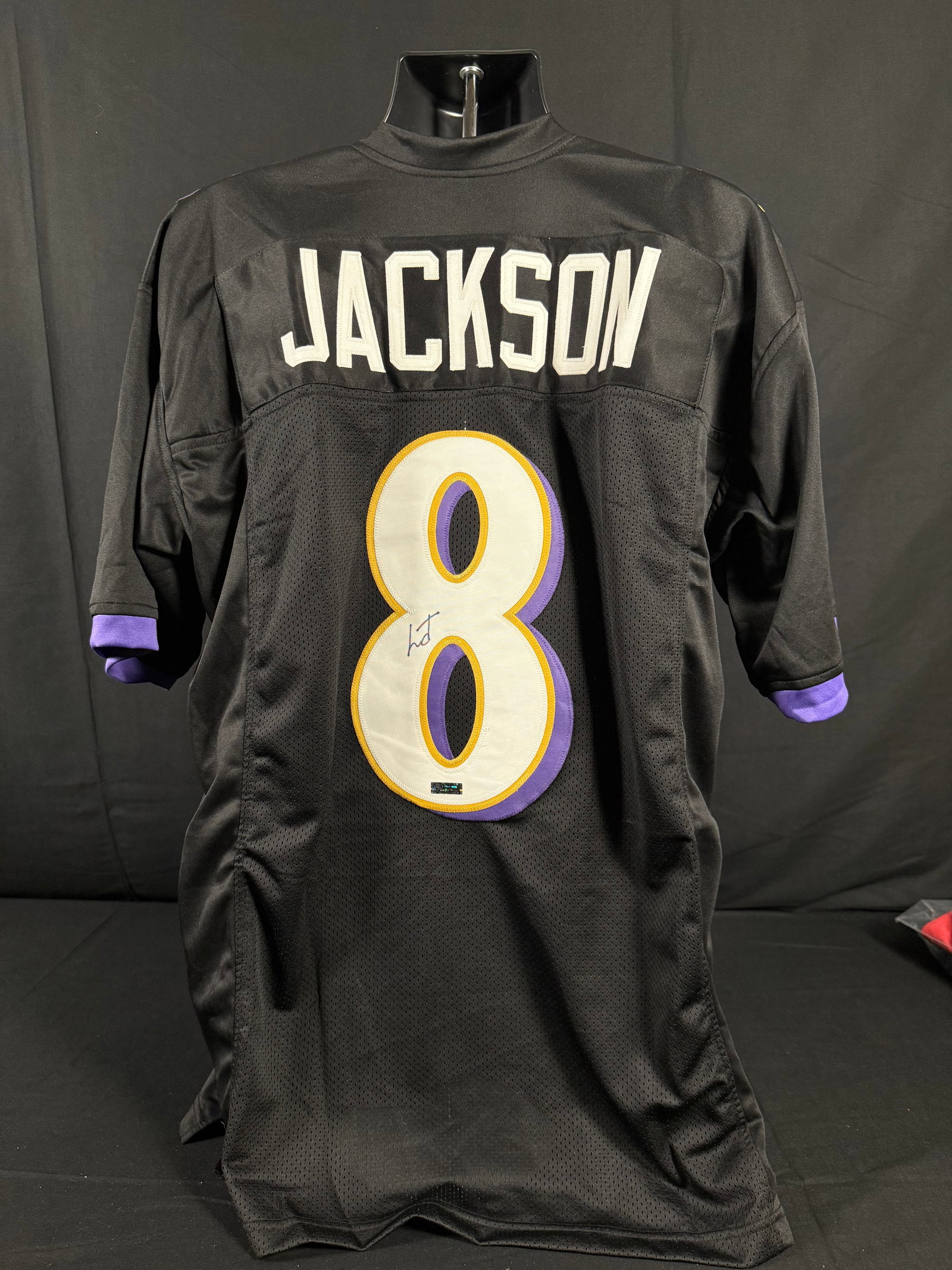 Lemar Jackson Signed Baltimore Ravens Alternate Jersey (1 of 3)