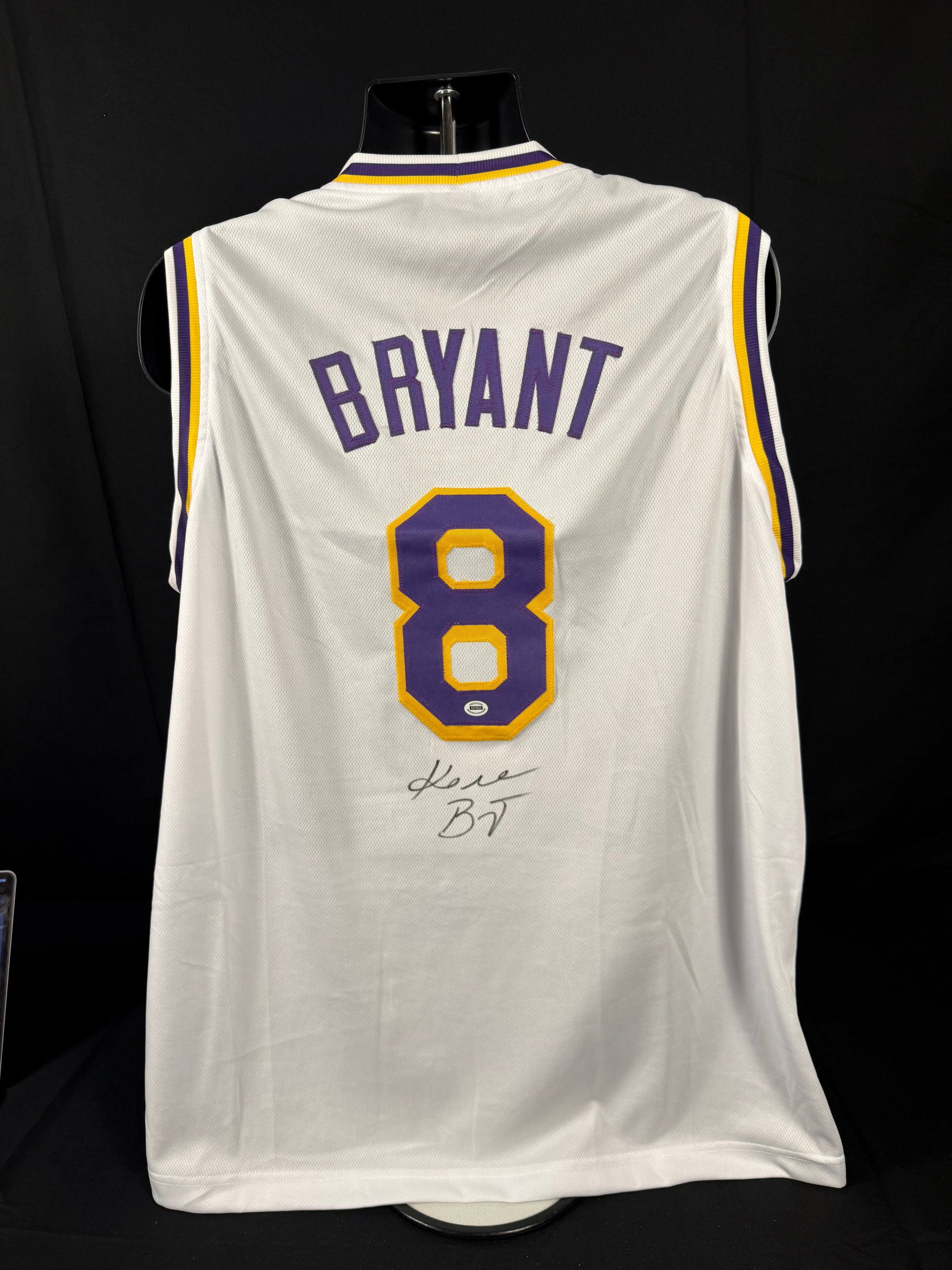 Kobe Bryant #8 Signed Los Angeles Lakers White Jersey (1 of 3)