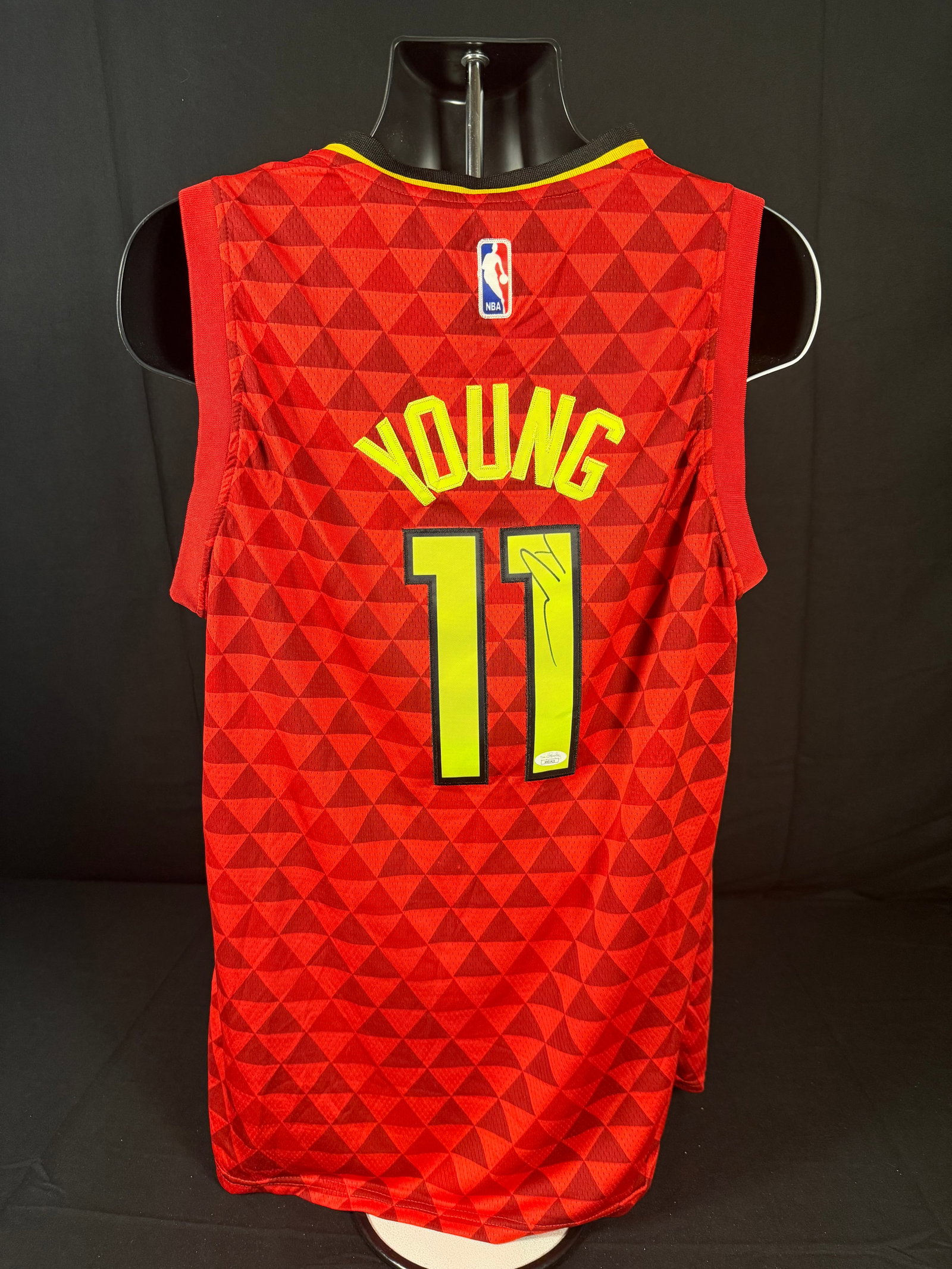 Trae Young Signed Atlanta Hawks NBA Authentics Jersey: Signed Nike NBA Authentics Trae Young Atlanta Hawks jersey with COA