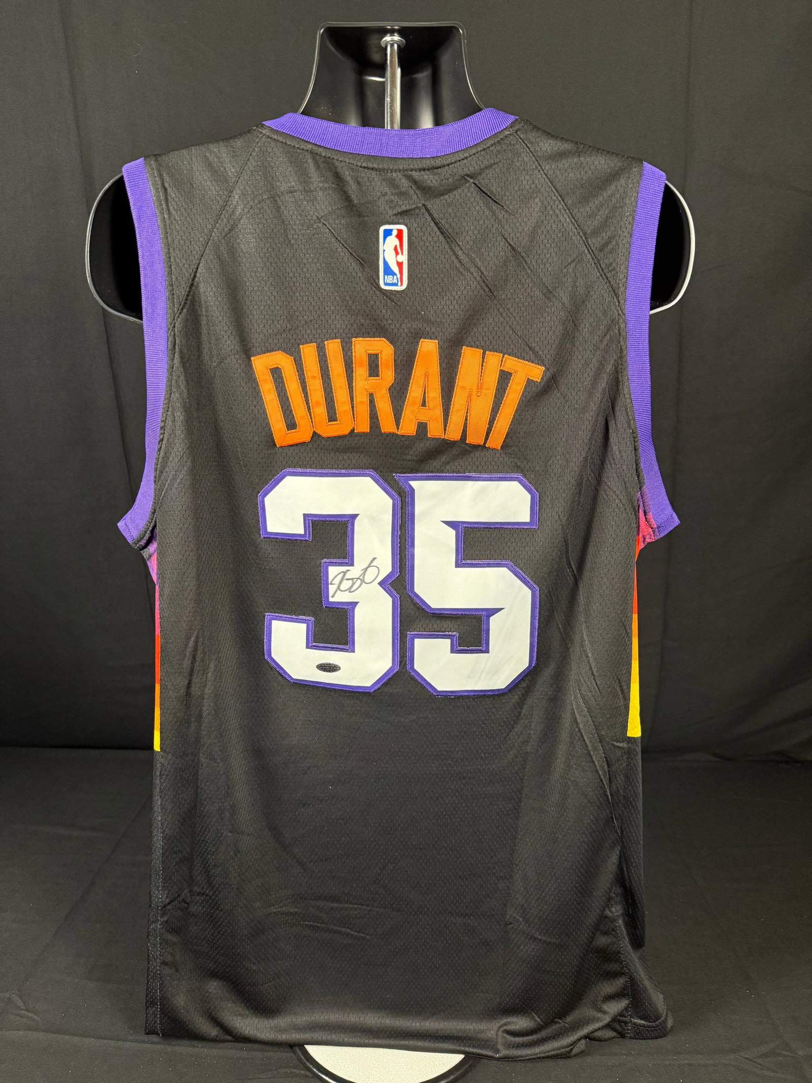 Kevin Durant Signed Phoenix Suns Alternate Jersey: Signed Nike NBA Authentics Kevin Durant Phoenix Suns jersey with COA