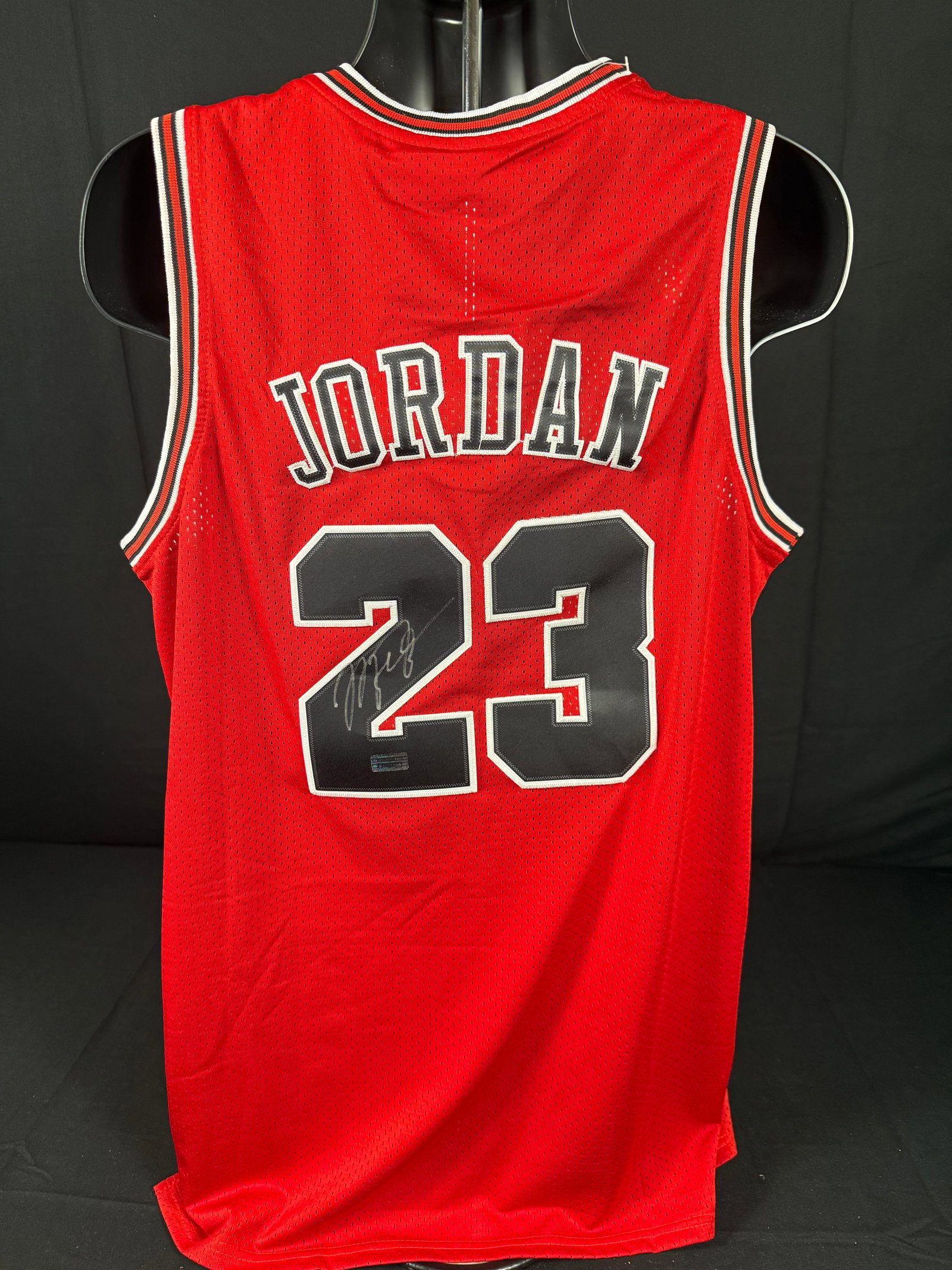 Michael Jordan Signed 1996-97 Mitchell & Ness Chicago Bulls Jersey: Signed Mitchell and Ness Michael Jordan 1996-97 Chicago Bulls jersey with COA