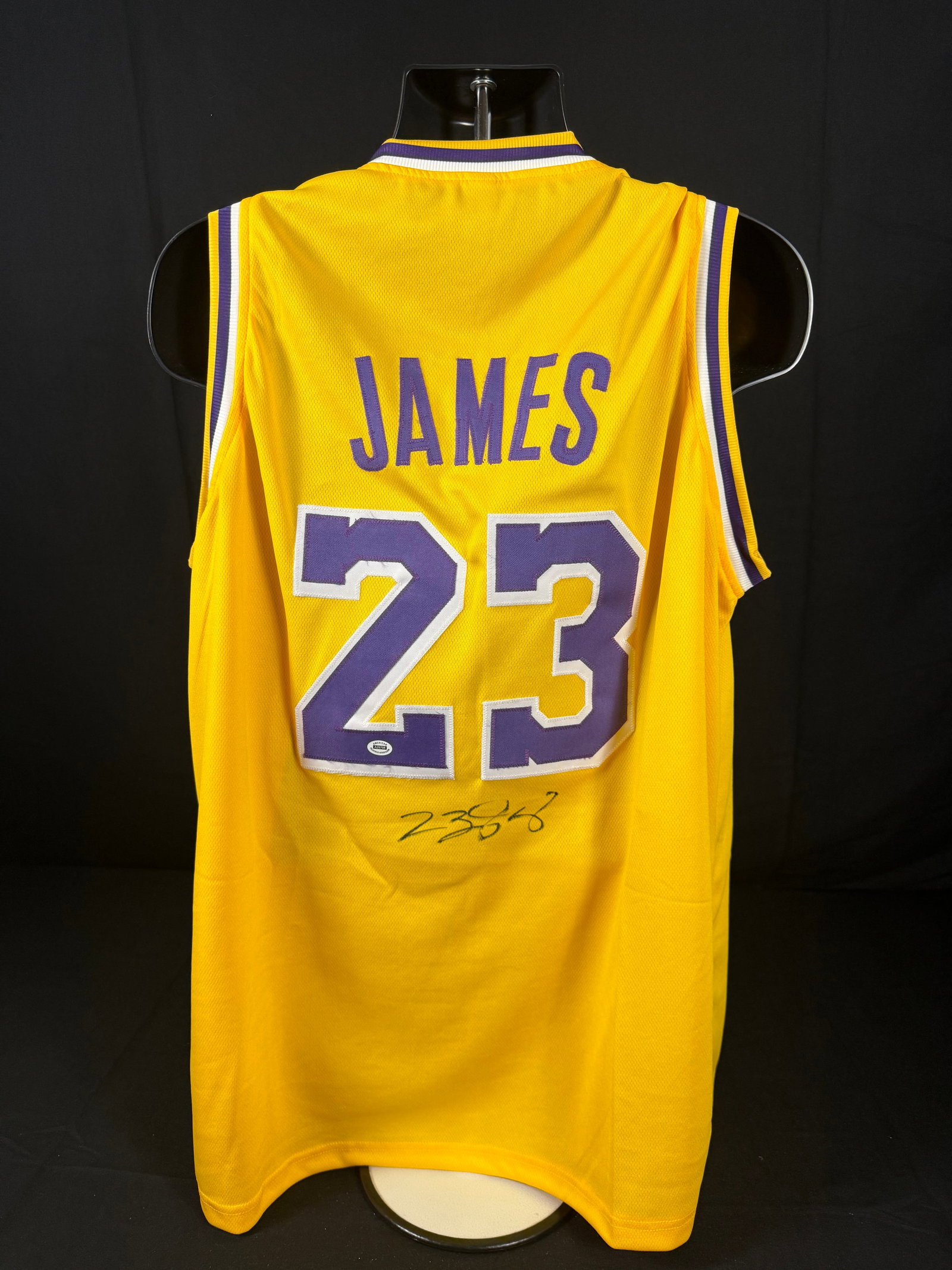 LeBron James Signed Los Angeles Lakers Yellow Jersey (1 of 3)