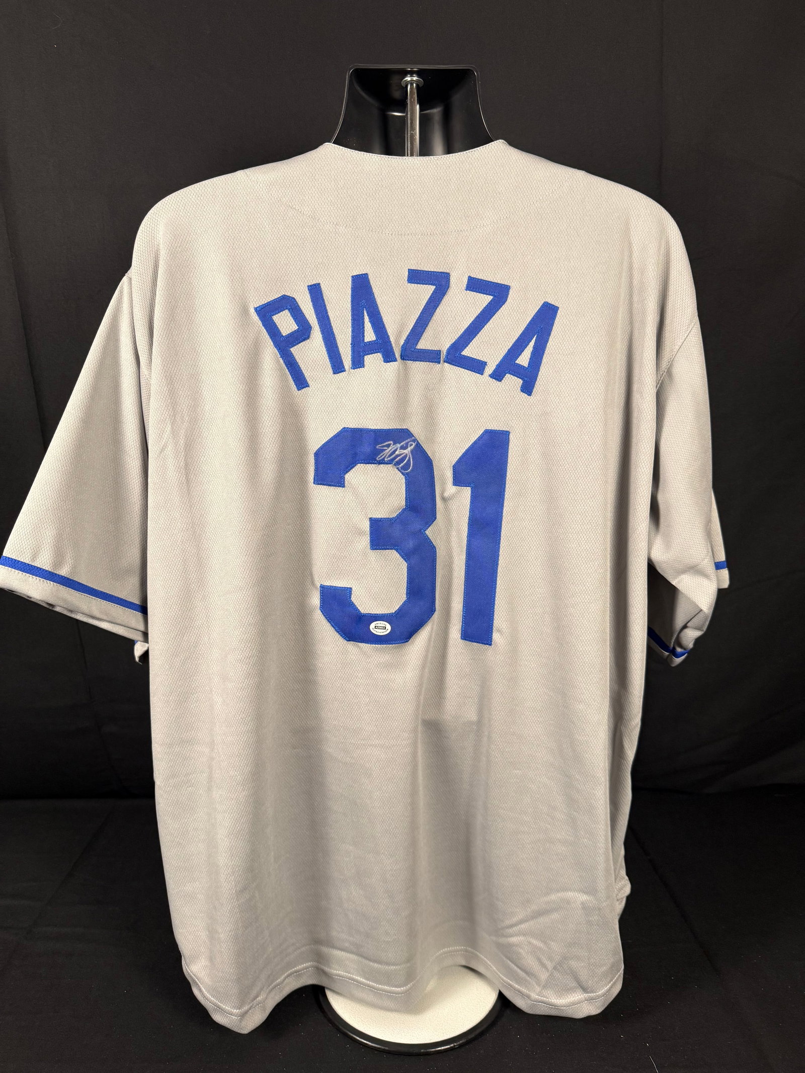 Mike Piazza Signed Los Angeles Dodgers Jersey: Signed custom Mike Piazza Los Angeles Dodgers jersey with COA