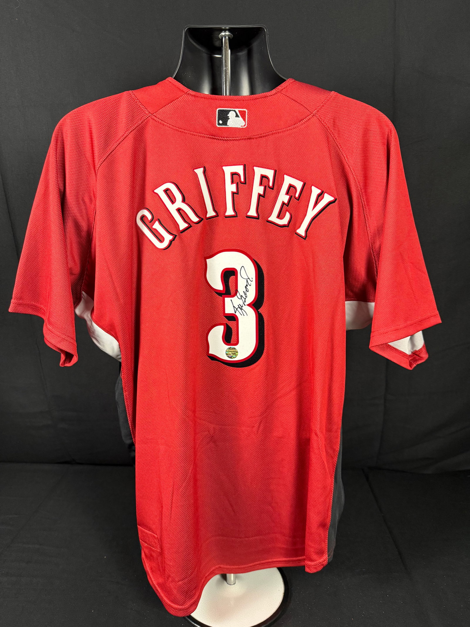 Ken Griffey Jr. Signed Cincinnati Reds Jersey: Signed Cooperstown Classics Ken Griffey Jr. Cincinnati Reds jersey with COA