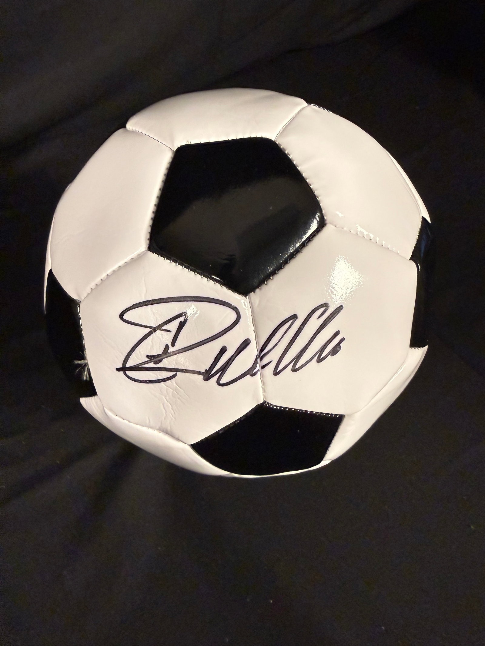 Cristiano Ronaldo Signed Soccer Ball: Cristiano Ronaldo signed blank soccer ball with COA