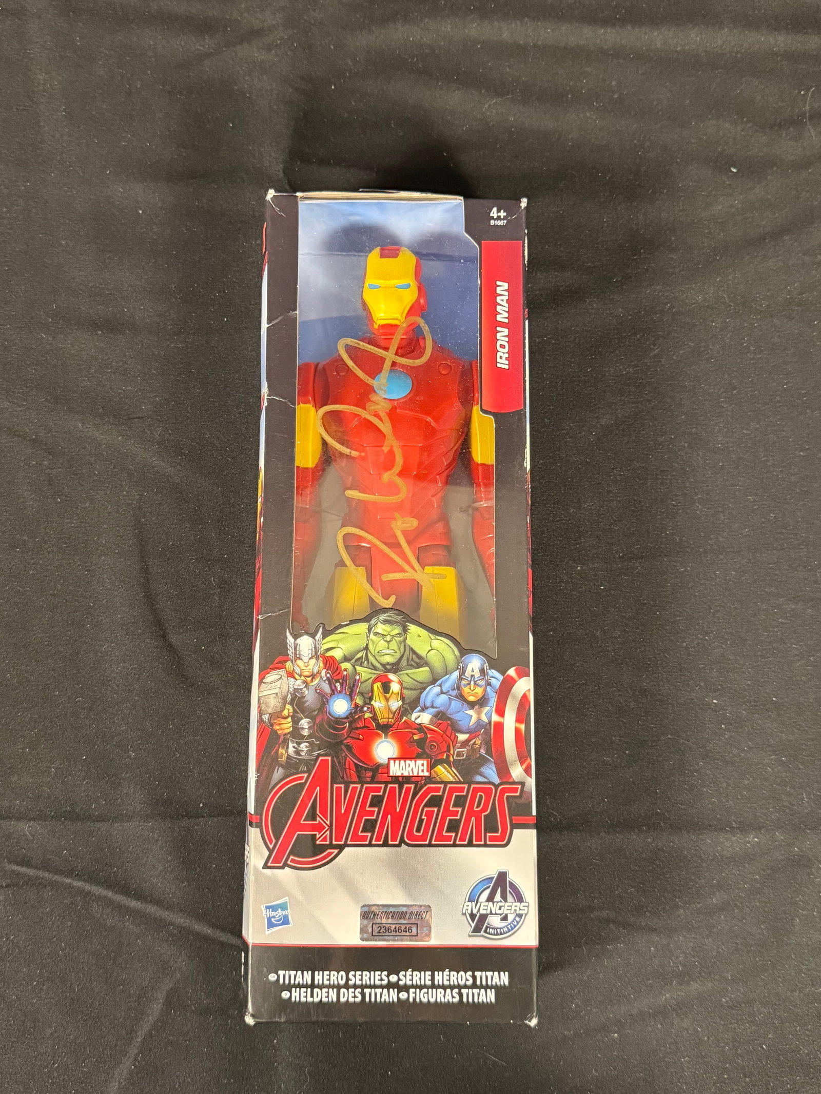 Robert Downey Jr. Signed Iron Man Action Figure (1 of 1)