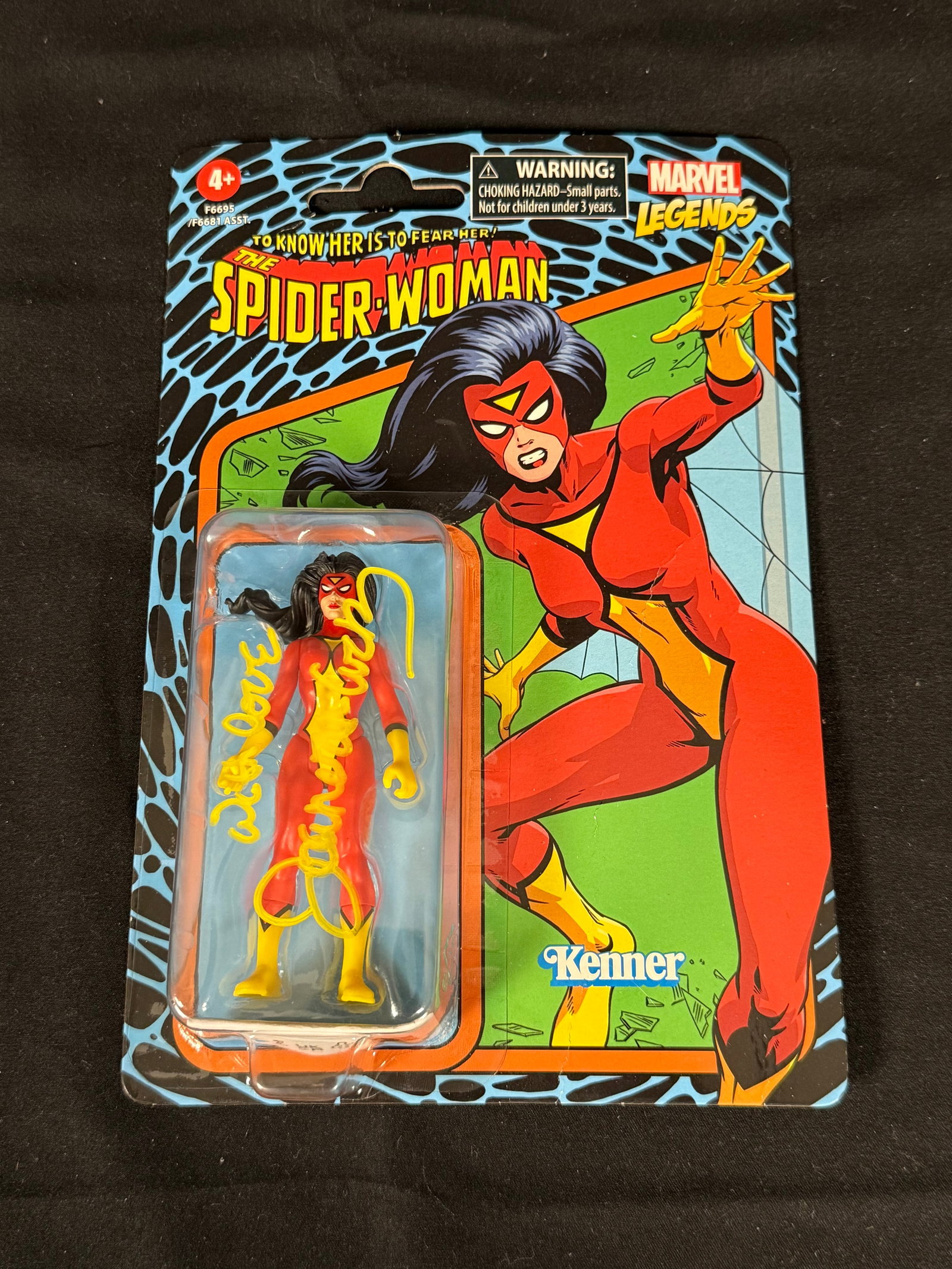 Joan Van Ark Signed Spider-Woman Action Figure (1 of 1)