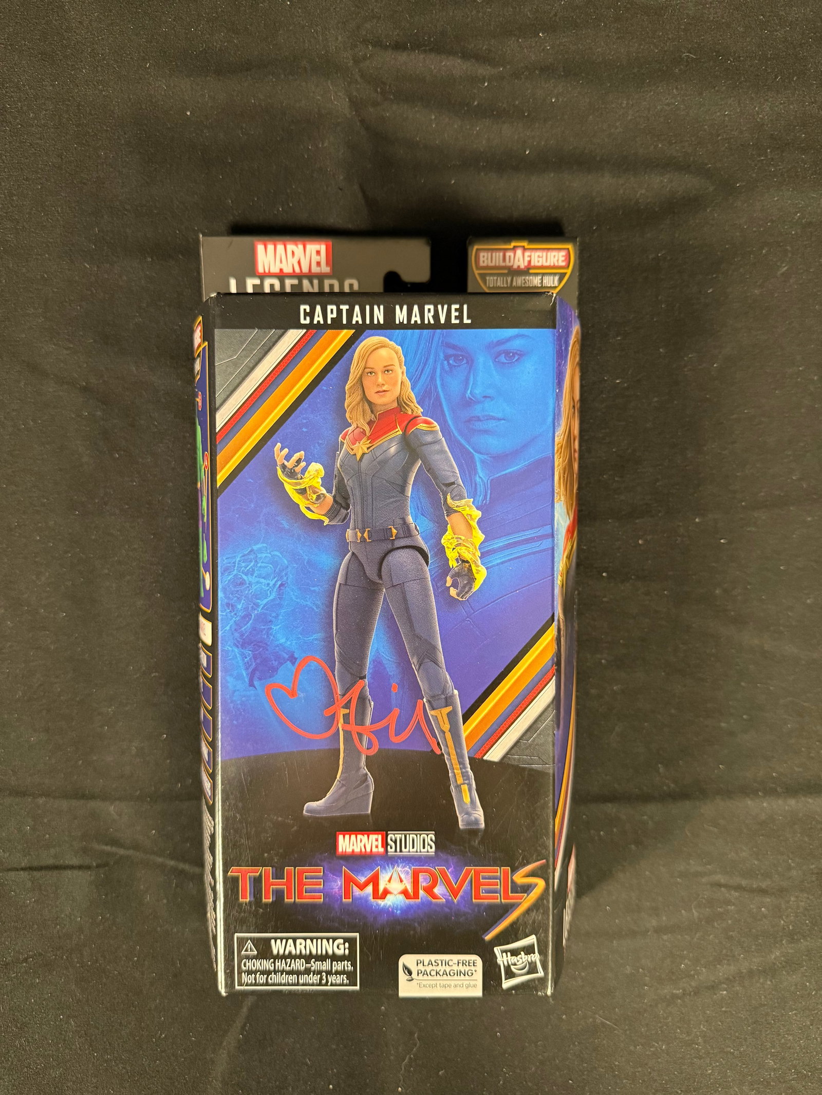 Brei Larson Signed Captain Marvel Action Figure (1 of 1)