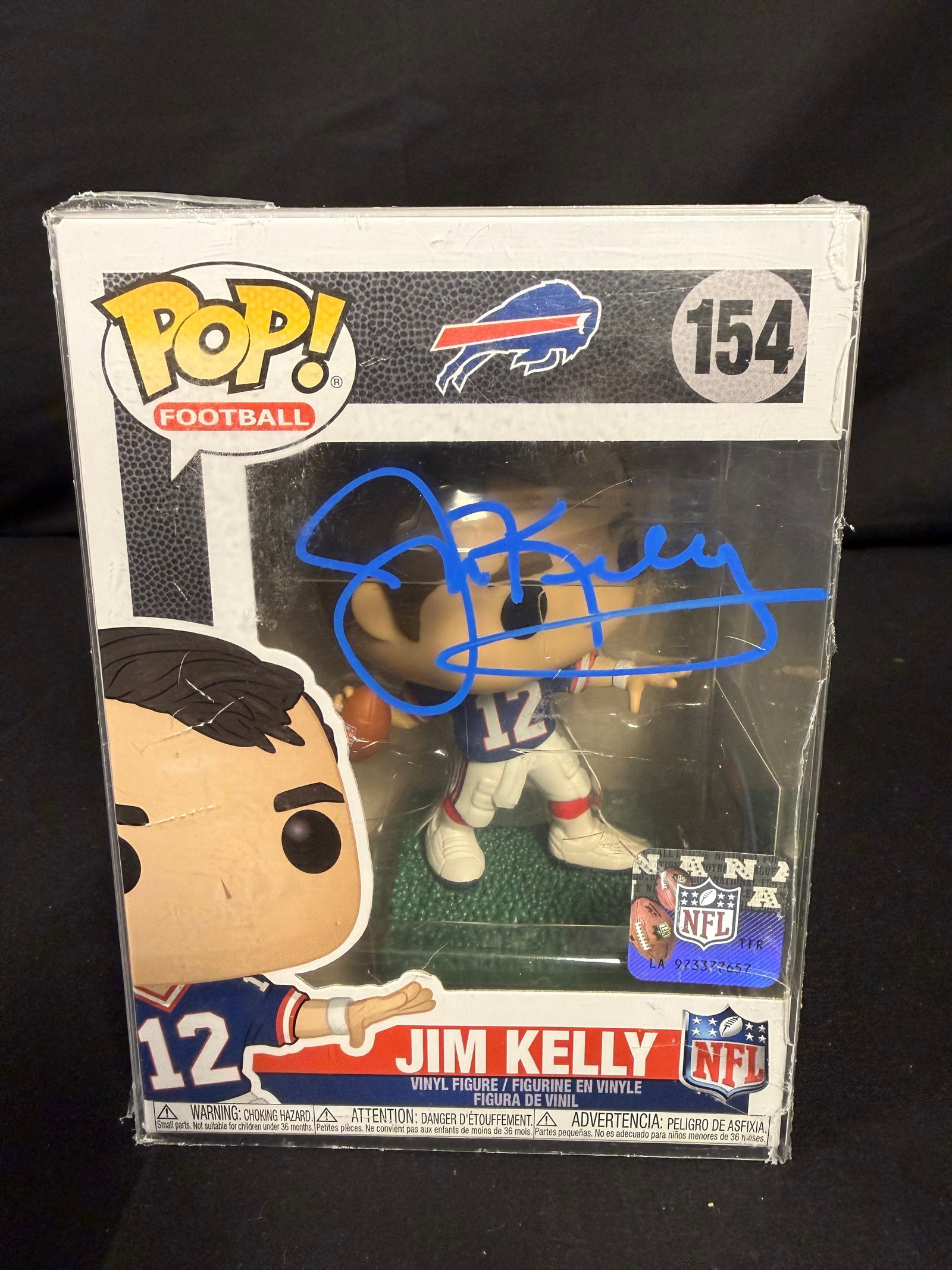 Jim Kelly Signed Funko Pop (1 of 1)