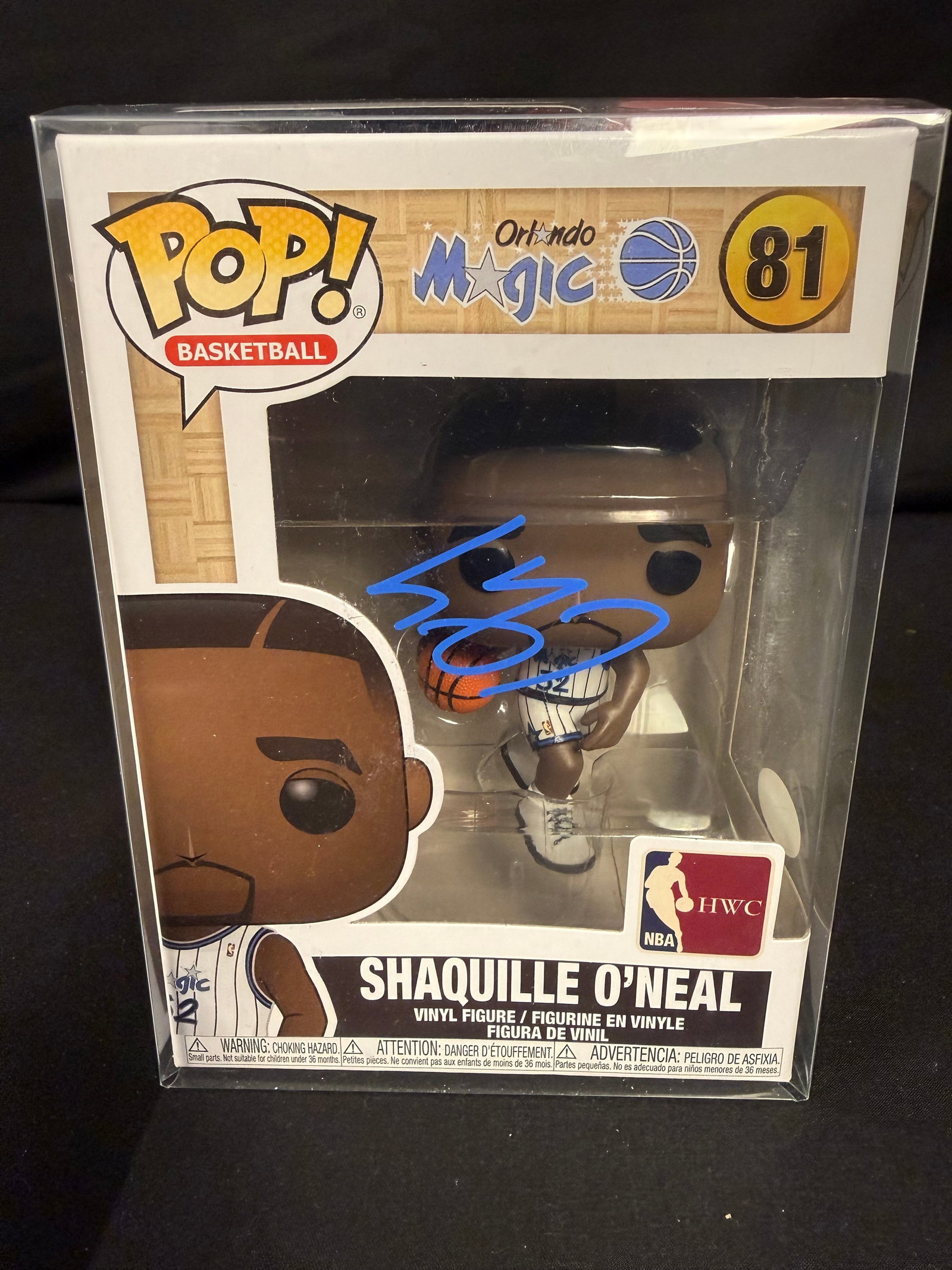 Shaquille O'Neal Signed Funko Pop (1 of 1)