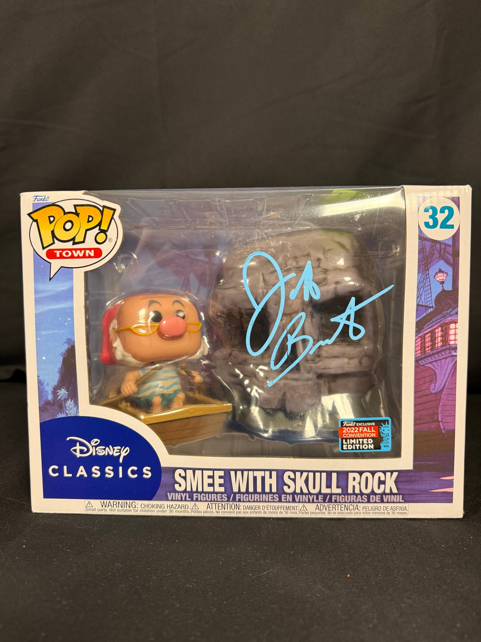 Smee with Skull Rock Signed Funko Pop (1 of 1)