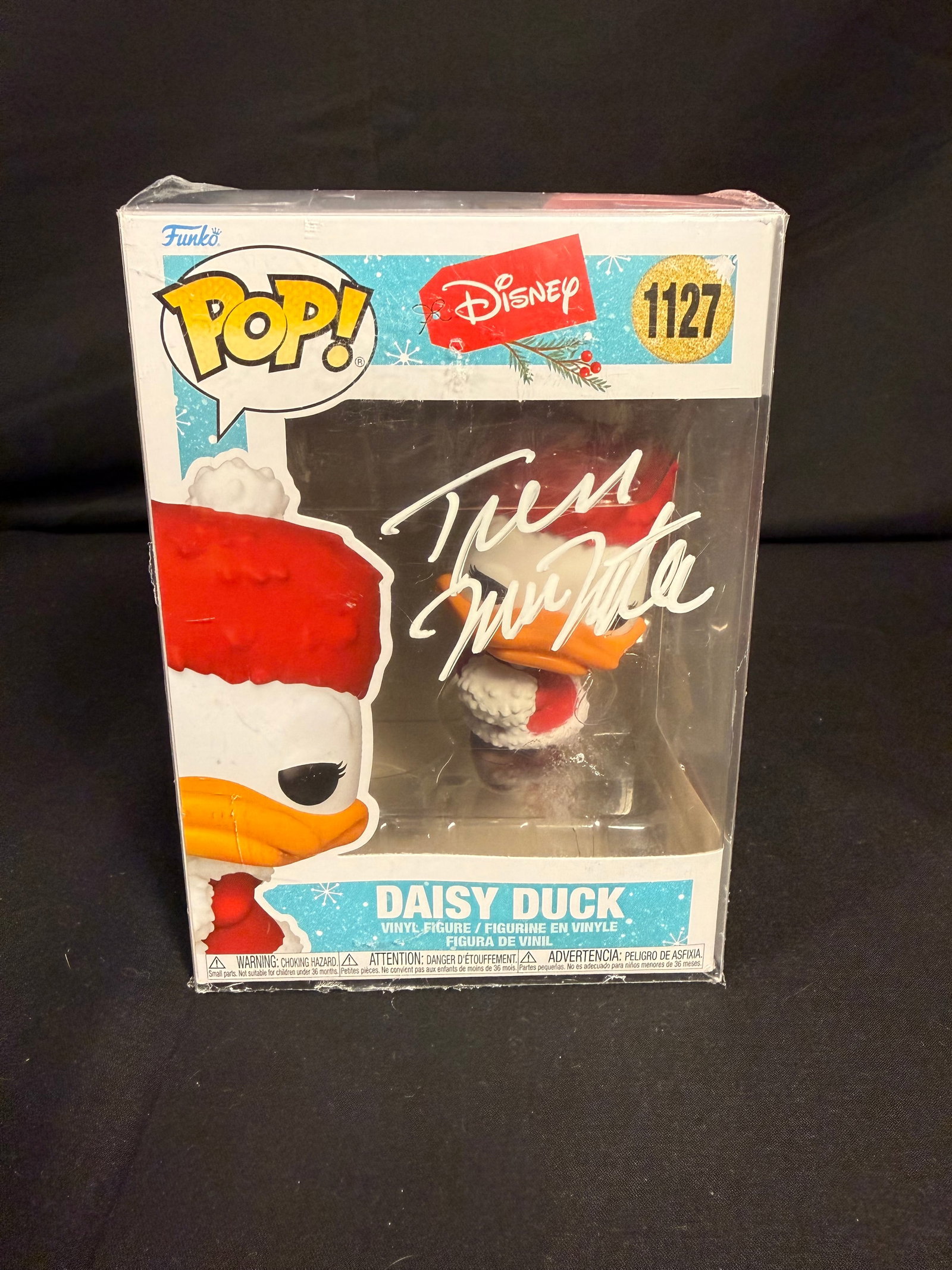 Daisy Duck Signed Funko Pop: Tress Macneille signed Daisy Duck Disney Funko Pop #1127 with COA