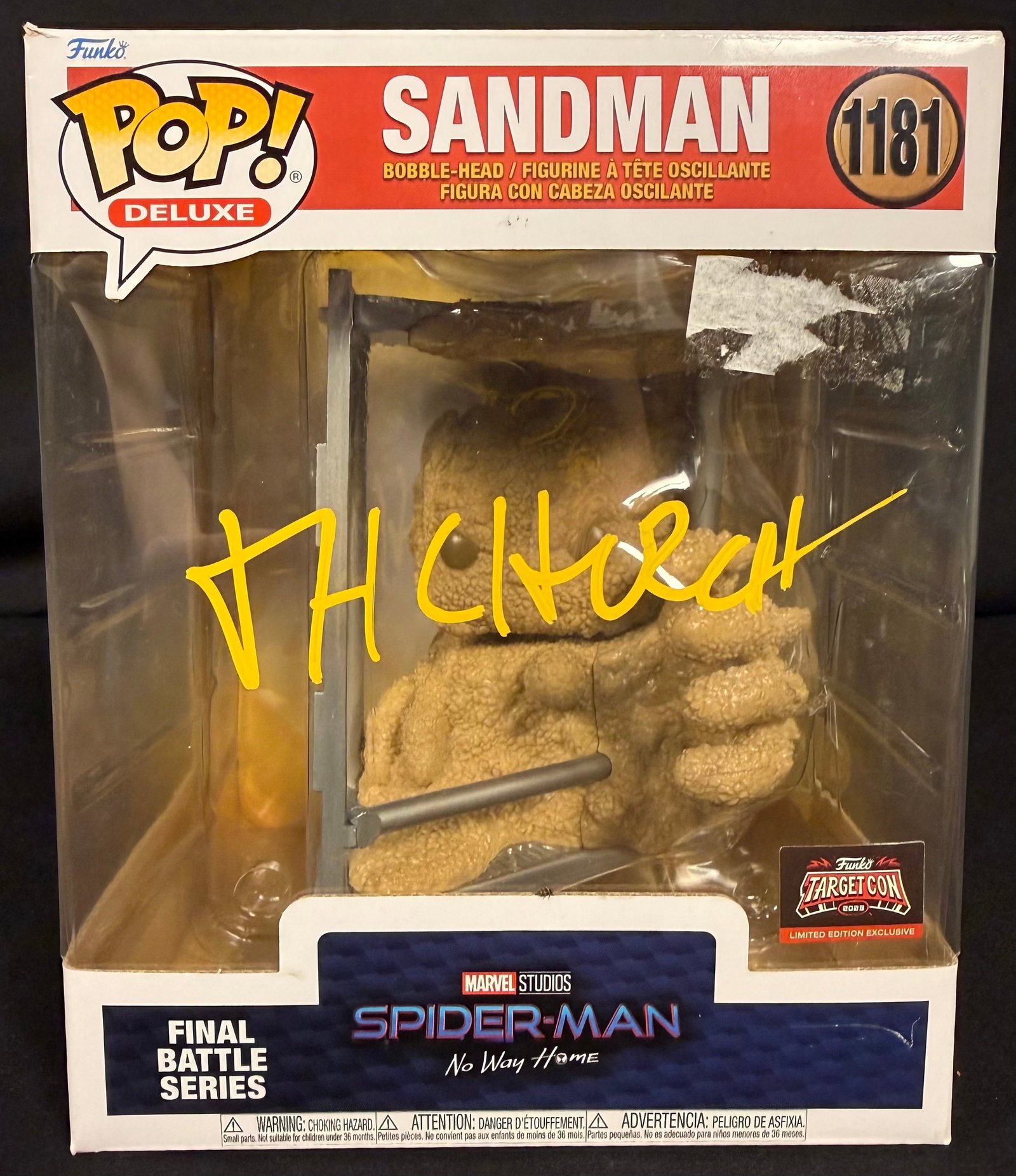 Sandman Signed Funko Pop (1 of 1)