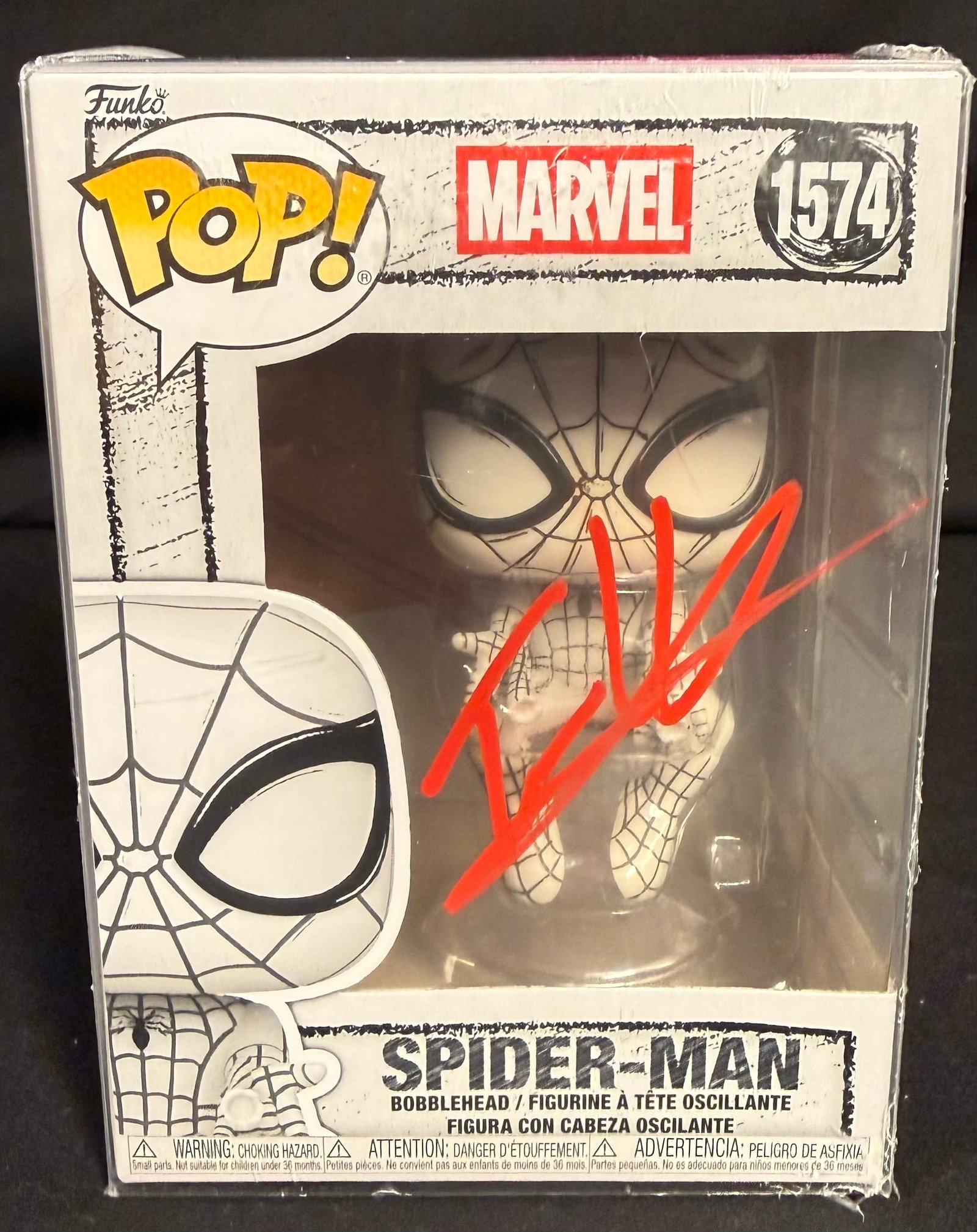 Spider-Man Signed Funko Pop (1 of 1)