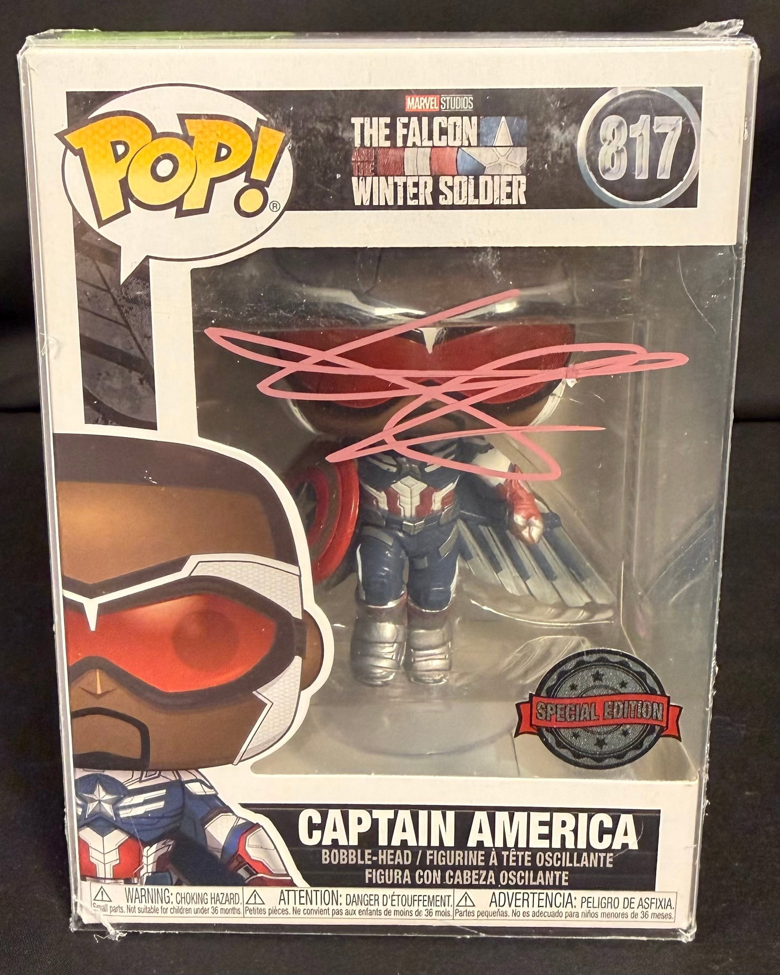 Captain America Signed Funko Pop (1 of 1)