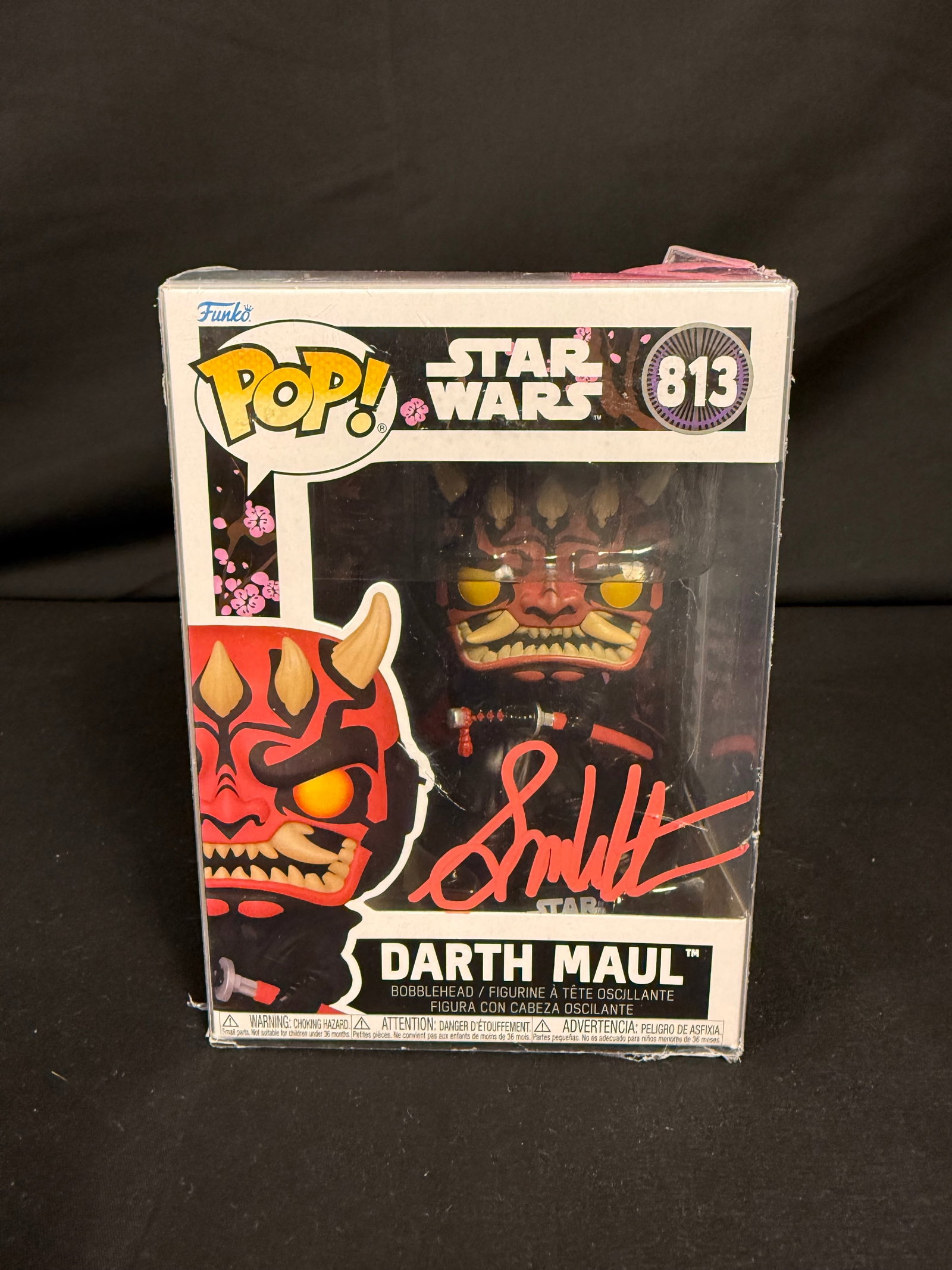 Darth Maul Signed Funko Pop (1 of 1)
