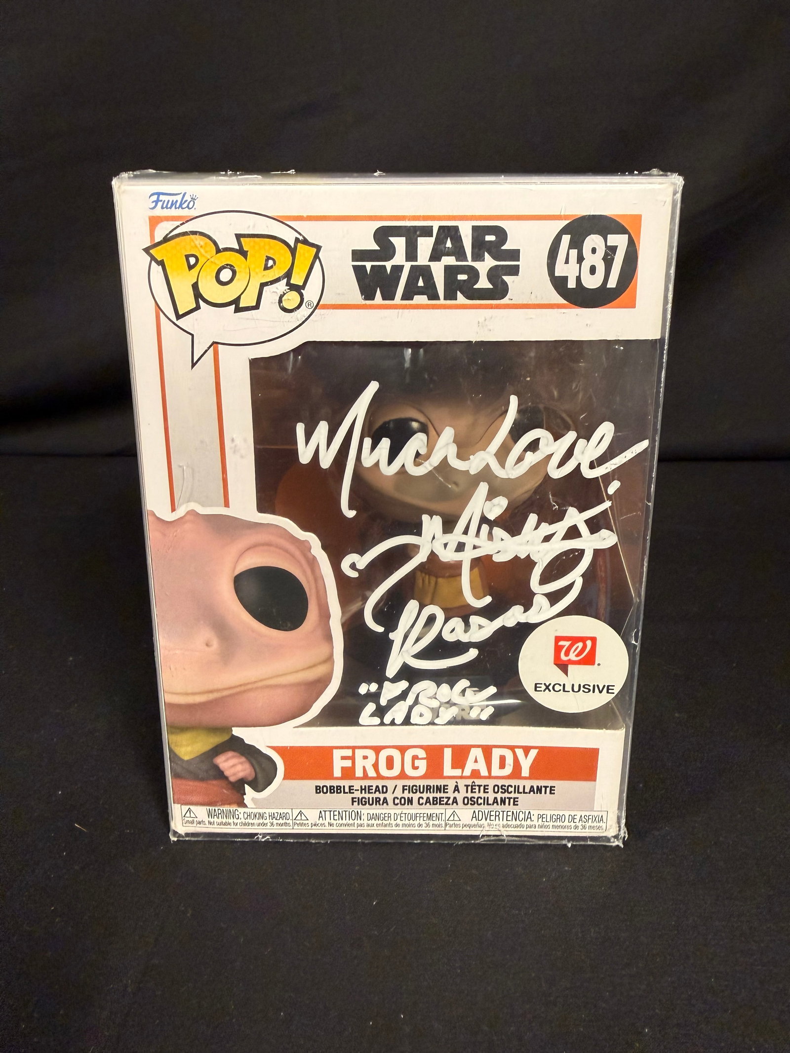 Frog Lady Signed Funko Pop: Misty Rosa signed Frog Lady Funko Pop #487 with COA