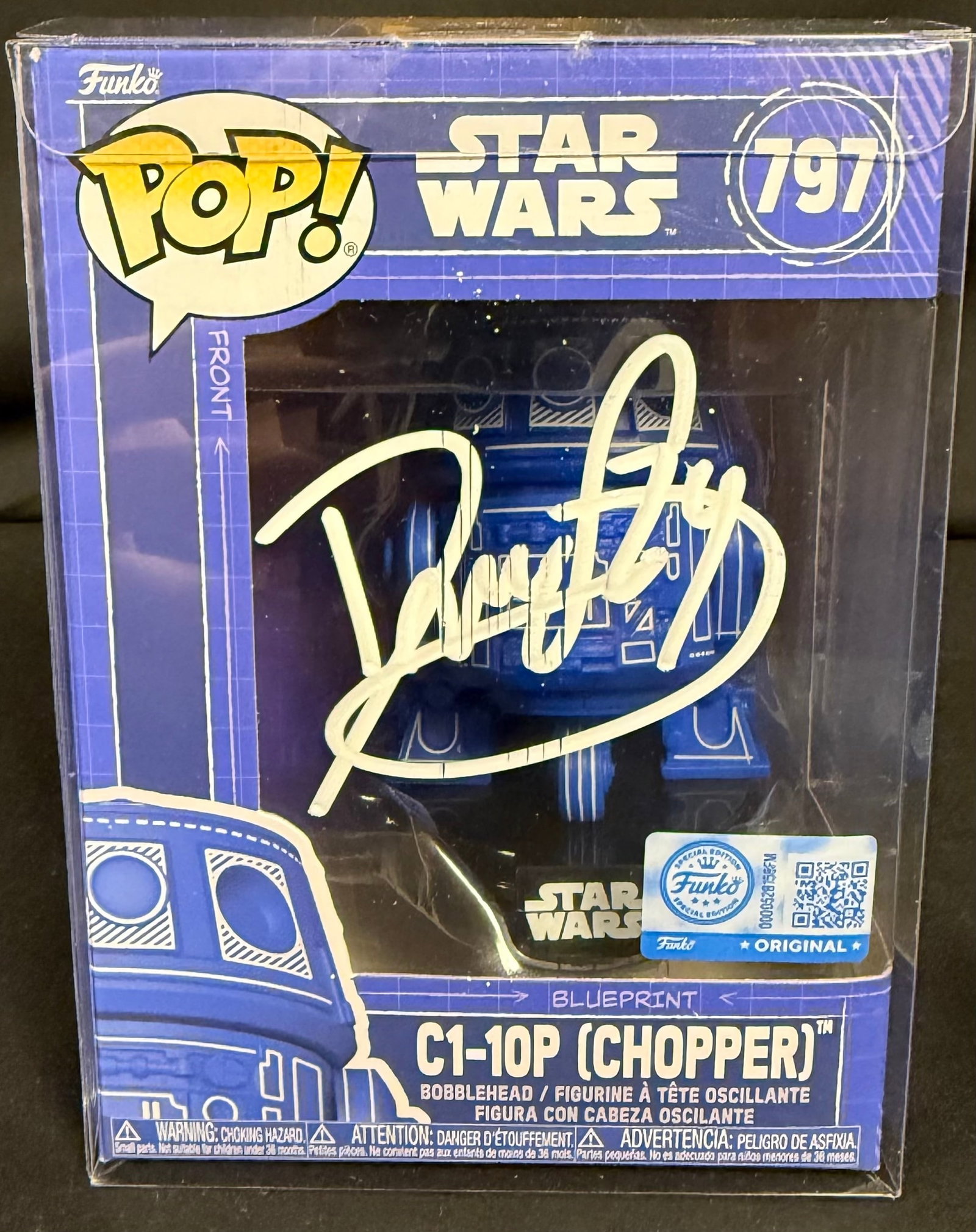 C1-10P Signed Funko Pop: Dave Filoni signed C1-10P Funko Pop #797 with COA