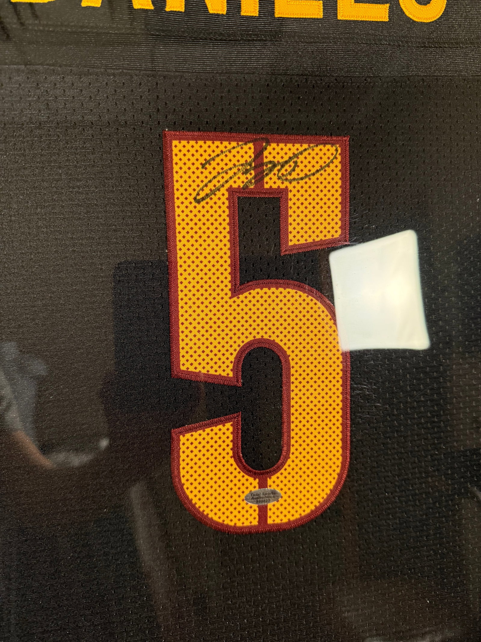 Jayden Daniels Signed Washington Commanders Framed Jersey - 2