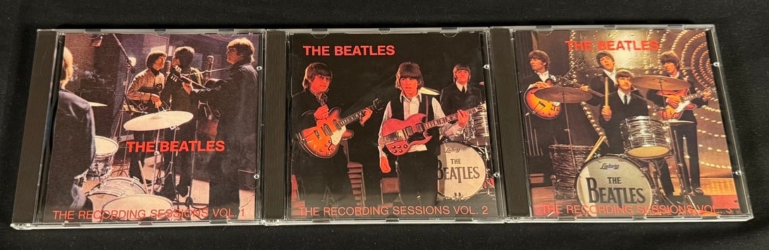 The Beatles - The Recording Sessions Volumes 1-3: Three-disc Beatles compilation from The Early Years series titled The Recording Sessions Volumes 1, 2, and 3.