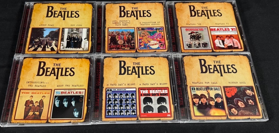 The Beatles - Six CD Album Collection (Russian Import / Reproduction Series): Six-CD Beatles collection pairing classic albums in two-album sets.