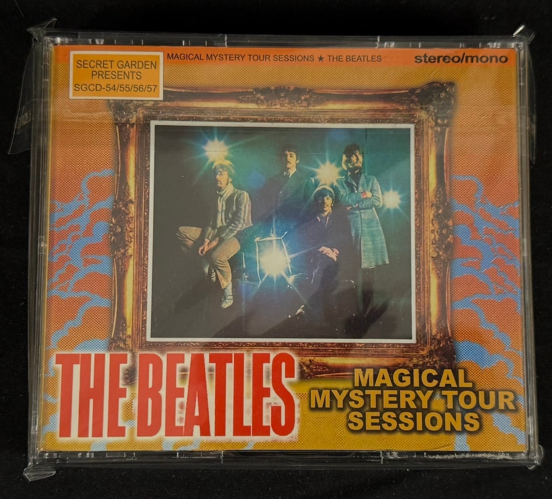 The Beatles - Magical Mystery Tour Sessions (Secret Garden Records) 4-CD Box Set: 4-CD Beatles session archive focusing on the recording of Magical Mystery Tour (1967). Released by Secret Garden Records.
