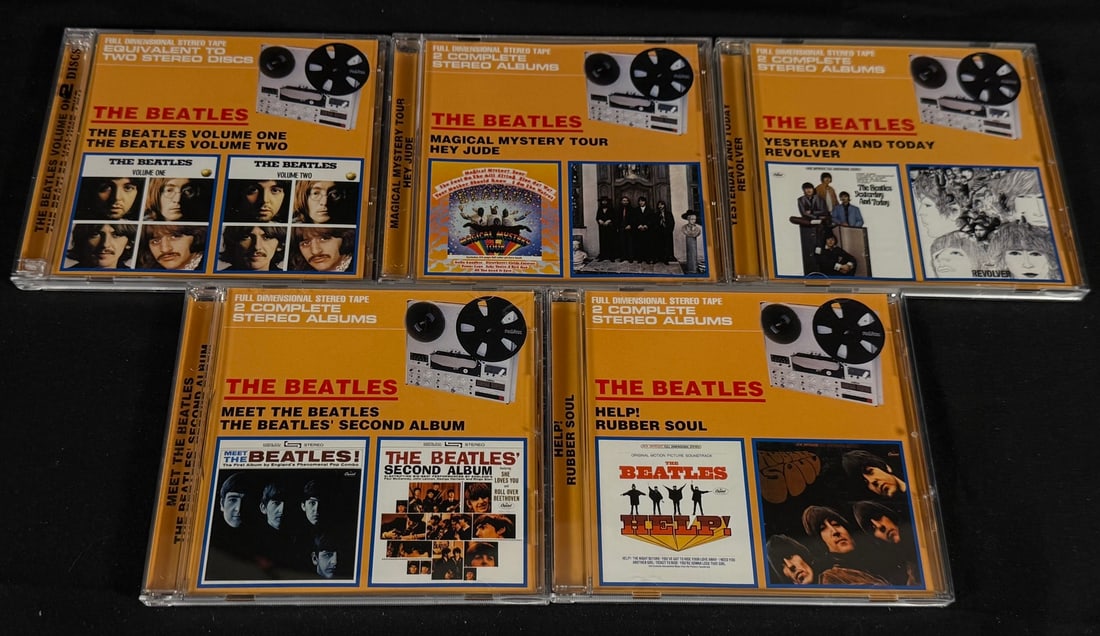 The Beatles Full Dimensional Stereo Tape CD Collection (5 Titles) (1 of 4)