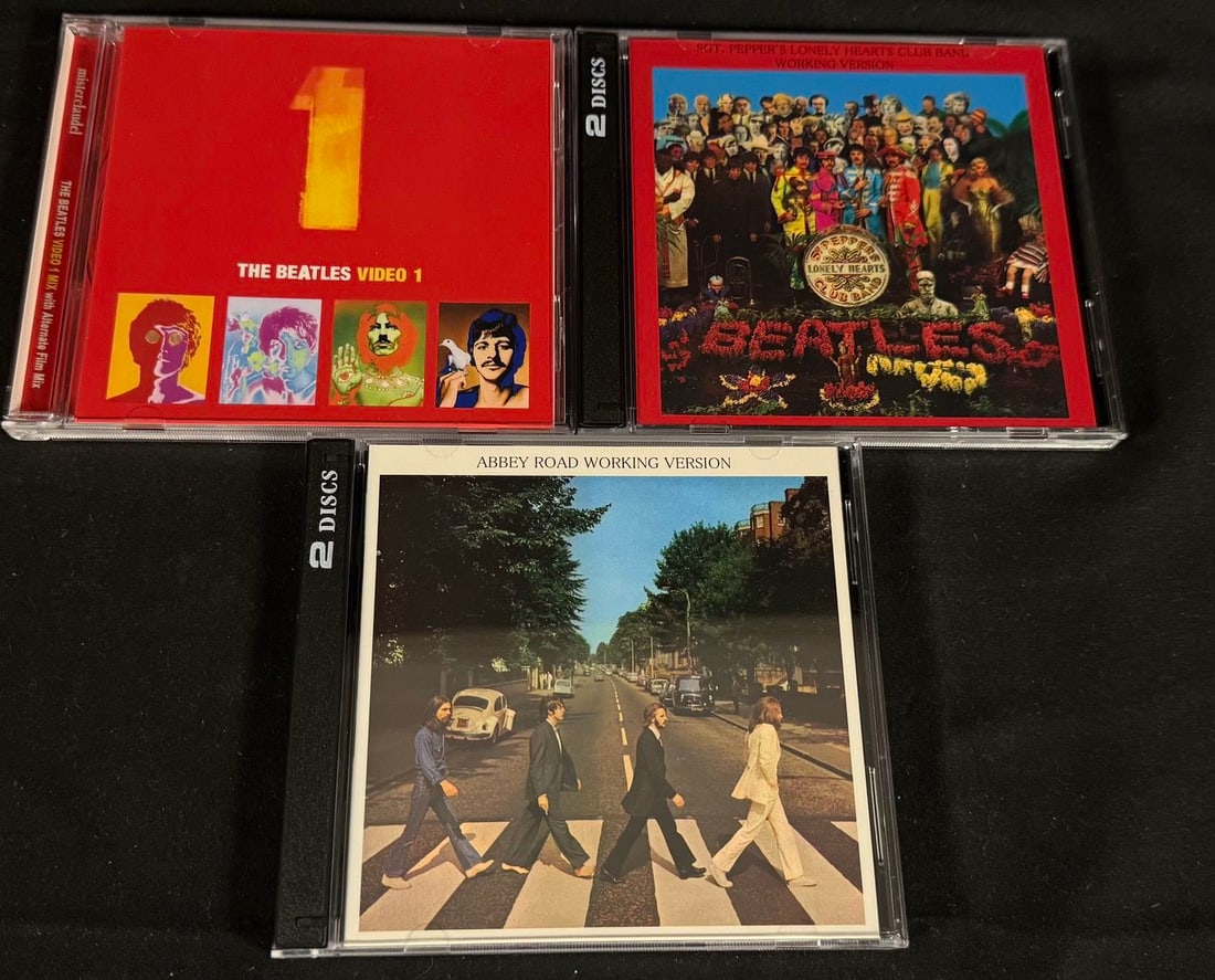 The Beatles Misterclaudel Collector CD Collection (5 Discs Total): Collection of Beatles collector releases produced by Misterclaudel.