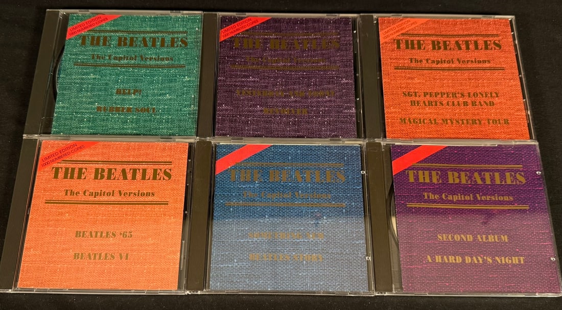 The Beatles - Capitol Versions Collection (6 Limited-Edition Beat CD Releases): Six-volume set from the collectible Beat CD "Capitol Versions" series.