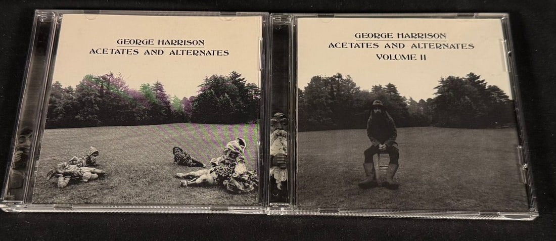 George Harrison - Acetates and Alternates Volumes I & II (2-CD Collector Set): Pair of George Harrison collector CDs.