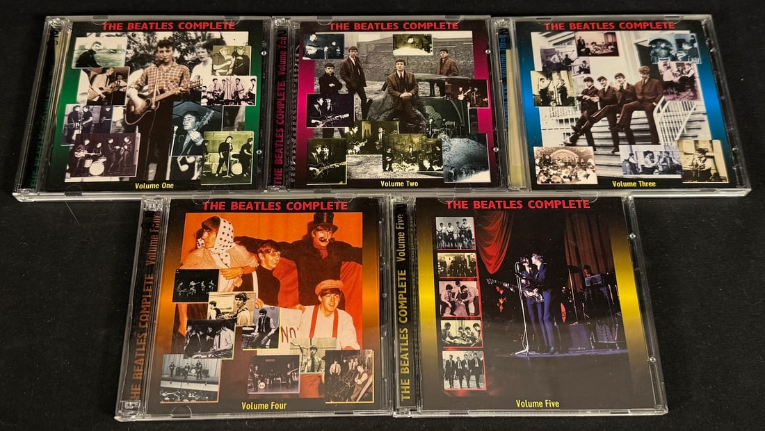 The Beatles Complete Volumes 1-5 Secret Trax CD Collection (10 CDs): Five-volume Secret Trax Beatles bootleg CD series documenting the group's development.
