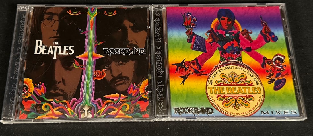 The Beatles Rock Band & Sgt. Pepper Rock Band Mixes CD Lot (1 of 5)