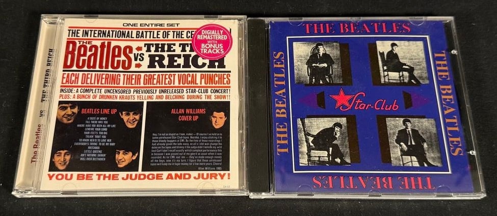 The Beatles - Germany Concerts & Hamburg Years Collection (3 CDs): Collection of three Beatles collector CDs documenting the group's historic performances and formative years in Germany.