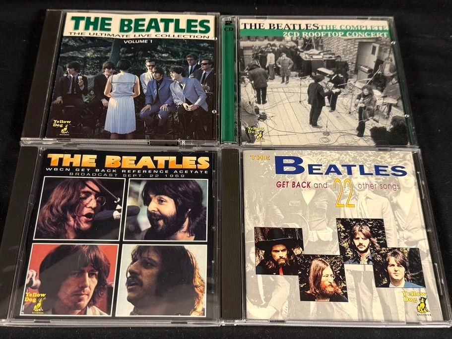 The Beatles - Yellow Dog Records Collector Lot - Live, Rooftop & Get Back Session CDs (4 Titles) (1 of 4)