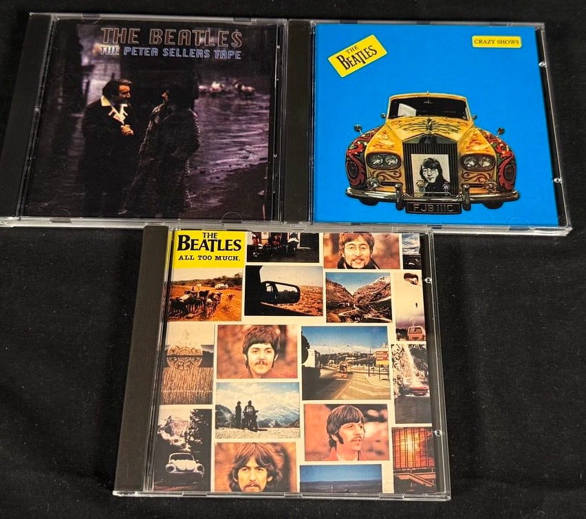 The Beatles Rare Collector CD Lot - Peter Sellers Tape, Crazy Shows & All Too Much (3 CDs) (1 of 3)