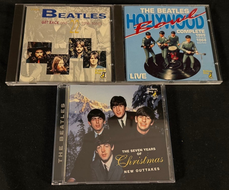 The Beatles Yellow Dog Bootleg CD Collection - "Get Back," "Hollywood Bowl Complete," & "The Seven (1 of 3)