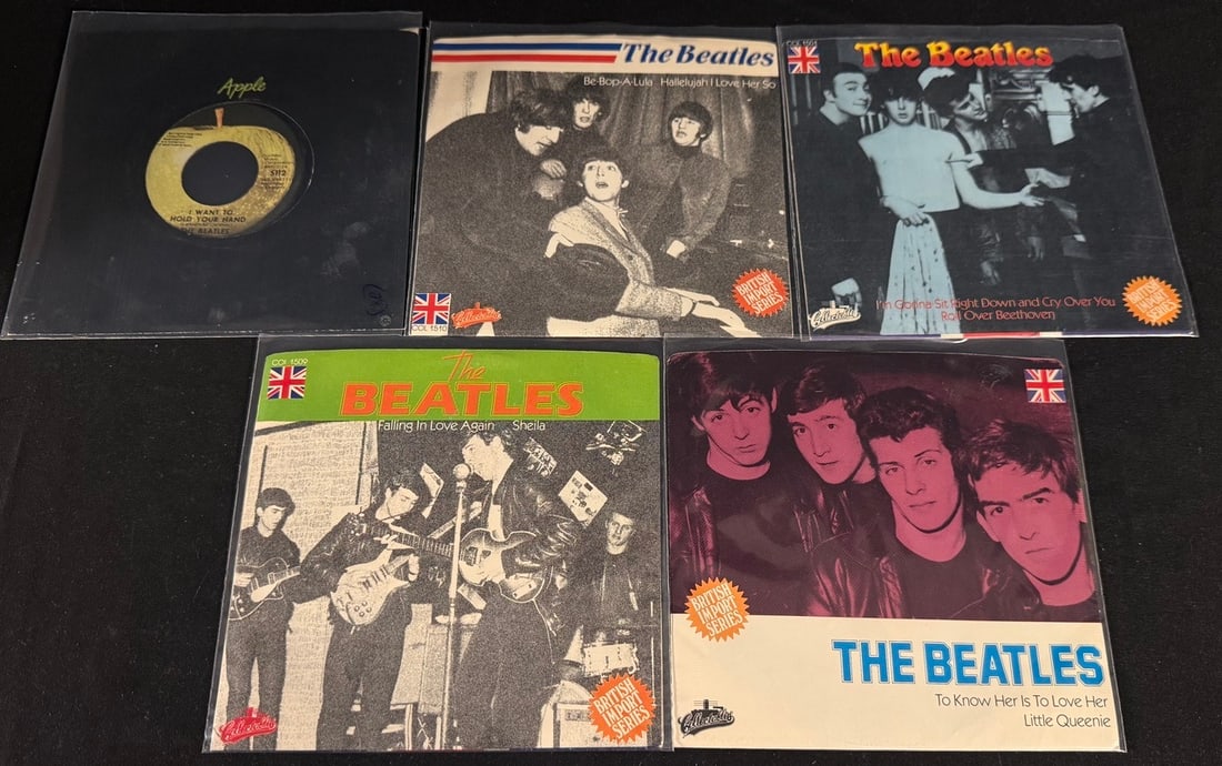 The Beatles Apple & Collectables 45 RPM Singles (5 Pieces) (1 of 2)