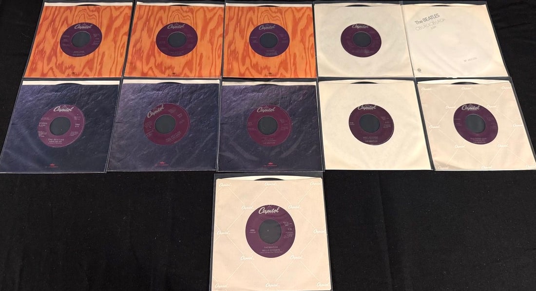 The Beatles - Capitol Purple Label 45 RPM Singles Collection (11) - Capitol Reissues (1 of 2)