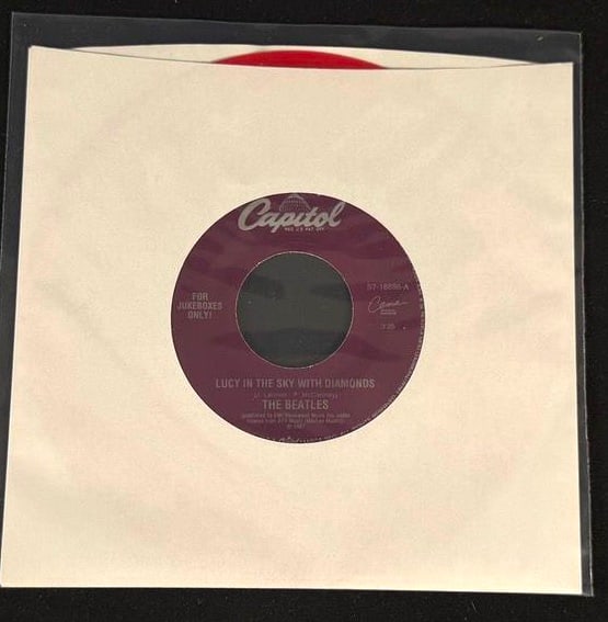 The Beatles - "Lucy in the Sky with Diamonds" / "When I'm Sixty-Four" Capitol Purple Label Jukebox (1 of 2)