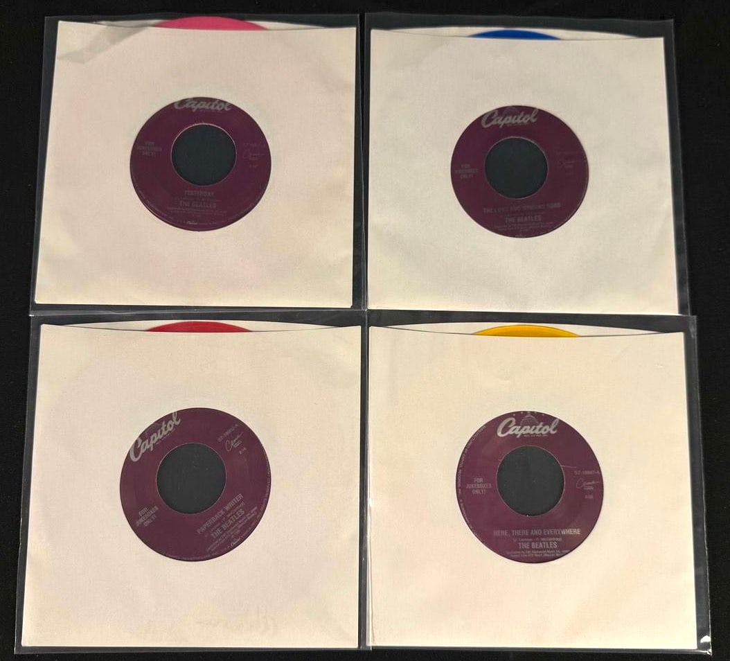 The Beatles - Capitol Purple Label Jukebox 45 RPM Reissue Collection (4 Records) (1 of 2)