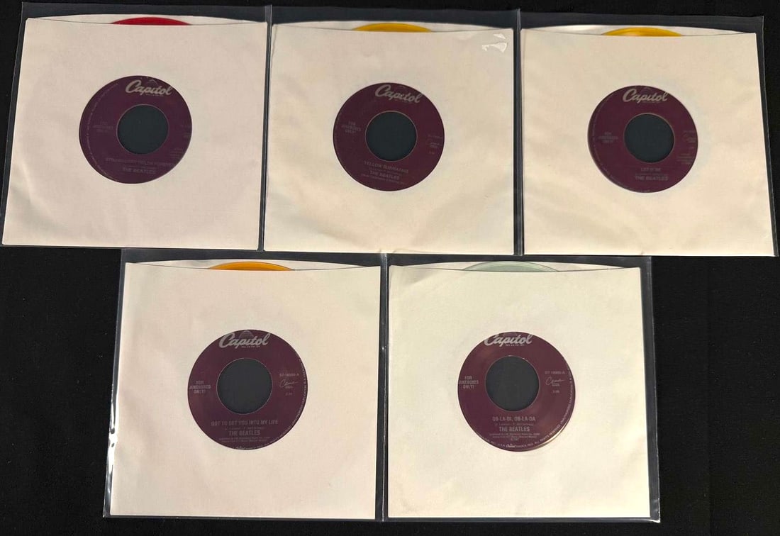 The Beatles - Capitol Purple Label Jukebox 45 RPM Reissue Collection (5 Records) (1 of 2)