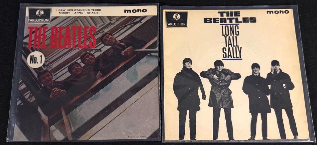 Beatles UK Parlophone EP Pair - The Beatles No. 1 & Long Tall Sally (1 of 2)