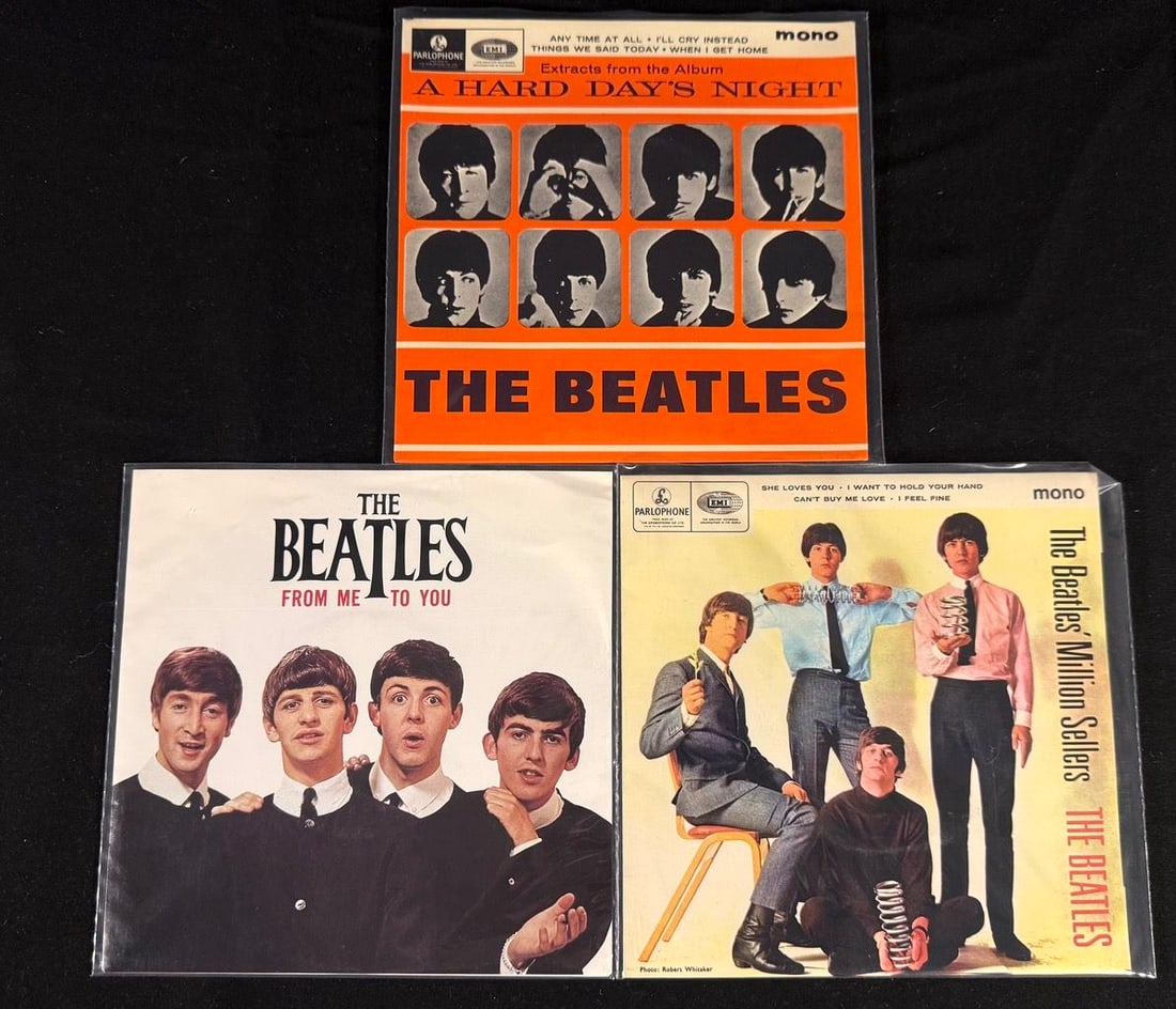 Beatles UK EP & Single Collection - A Hard Day's Night, From Me to You & Million Sellers (1 of 2)