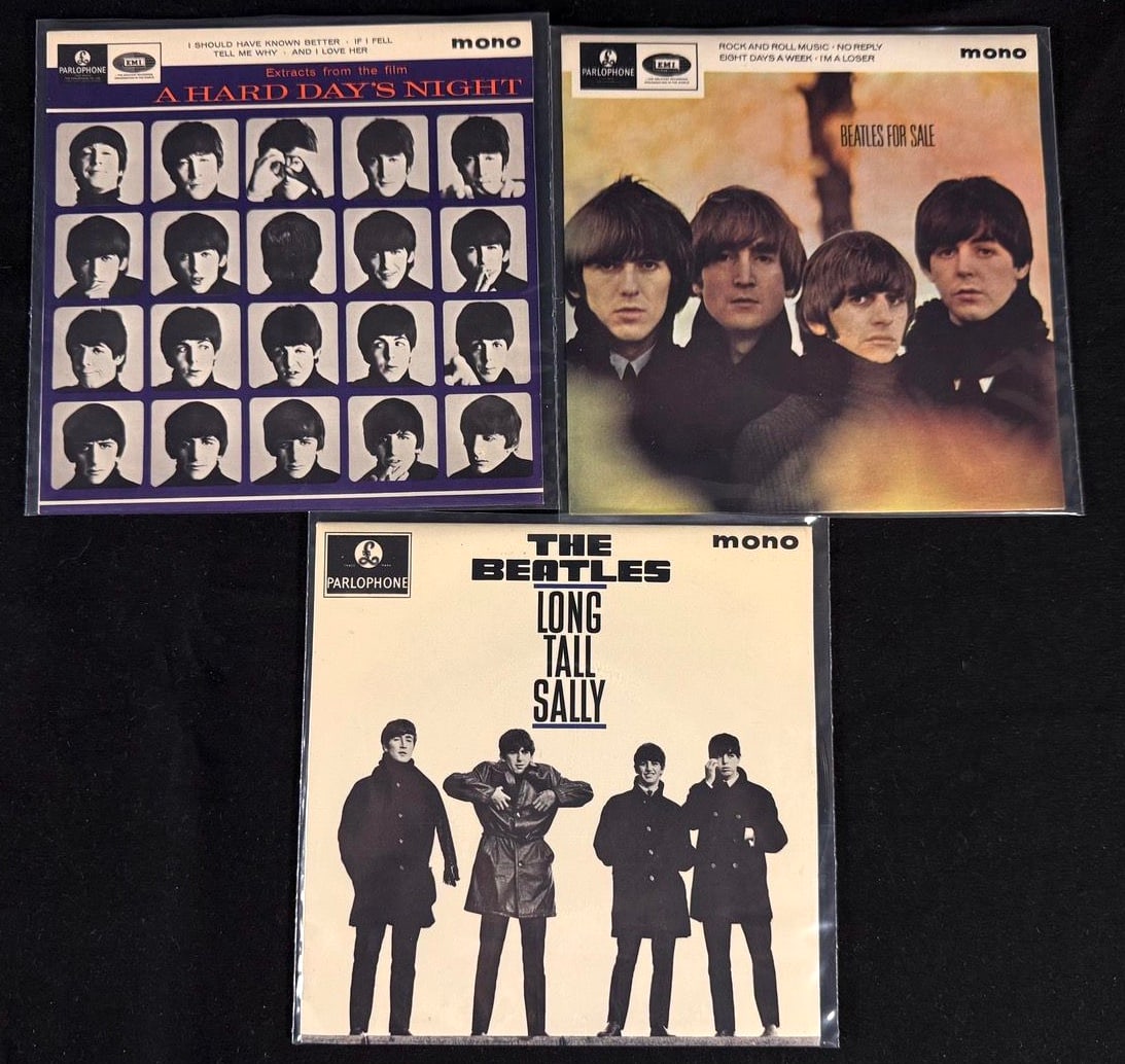 Beatles UK Parlophone EP Collection - A Hard Day's Night, Beatles for Sale & Long Tall Sally (1 of 2)