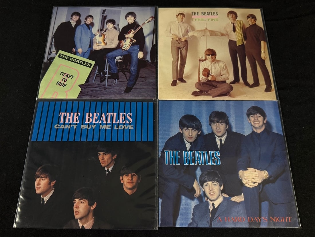 Beatles UK Parlophone Singles Collection - Ticket to Ride, I Feel Fine, Can't Buy Me Love & A Hard (1 of 2)