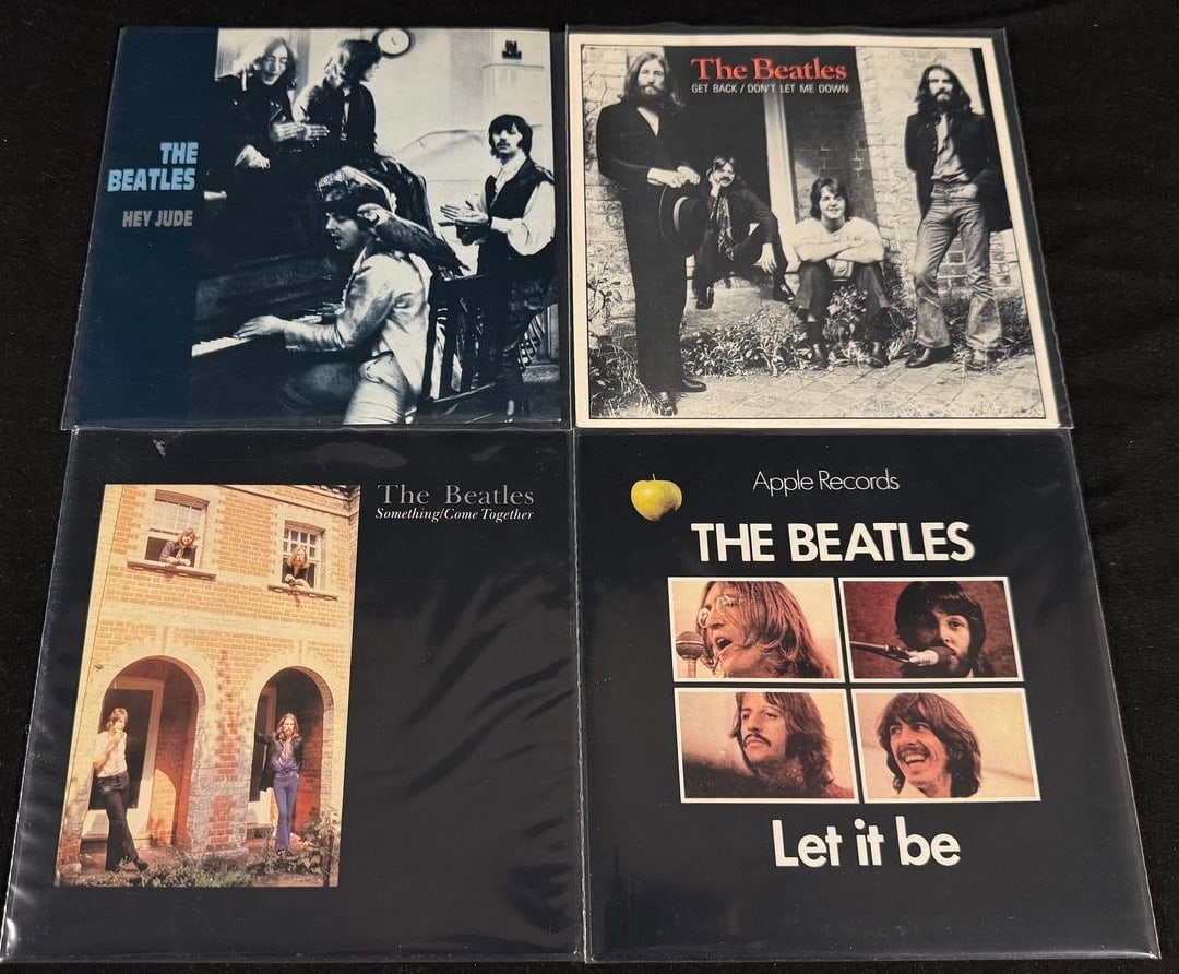 Beatles Apple Singles Collection - Hey Jude, Get Back, Something, Let It Be, Baby It's You, Love Me (1 of 2)