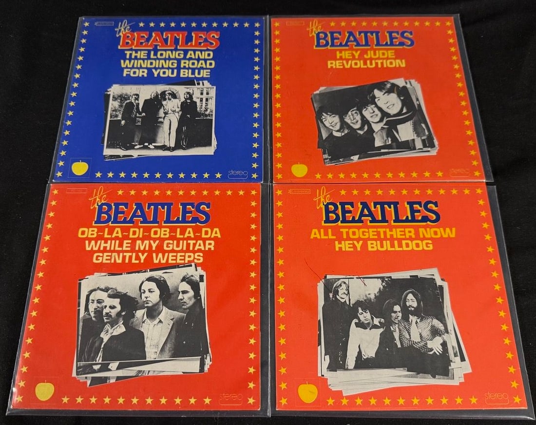 Beatles "Oldies But Goldies" French Picture Sleeve Collection (4 Singles) (1 of 2)